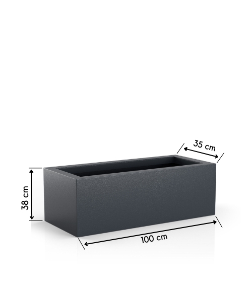 Prostokątna podłużna Donica Monumo Long Maxi